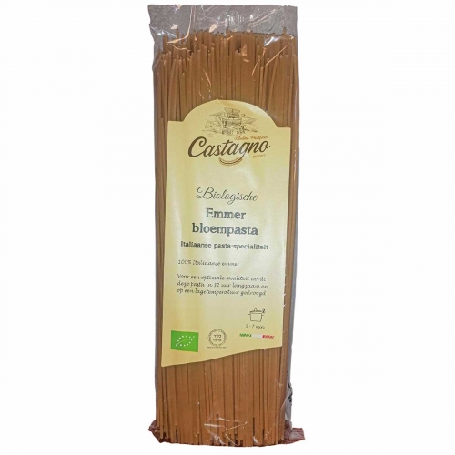 Spaghetti Emmer Bloem  van Castagno, 12x 500 gr.